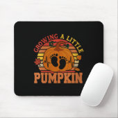Frauen Vintag Growing Little Erntedank Pumpkin Mousepad (Mit Mouse)