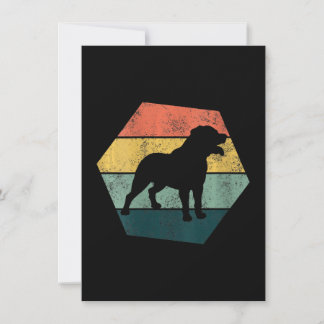 Frauen Vintag Hexagon Rottweiler Geschenk Rottweil Dankeskarte