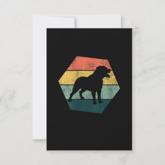 Frauen Vintag Hexagon Rottweiler Geschenk Rottweil RSVP Karte