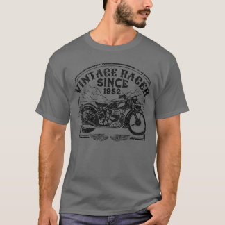 Frauen Vintag Racer Seit 1952 Retro Motorrad T-Shirt