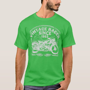 Frauen Vintag Racer Seit 1953 Retro Motorrad T-Shirt