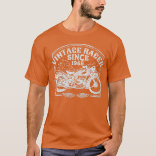 Frauen Vintag Racer Seit 1965 Retro Motorrad T-Shirt
