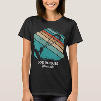 Frauen Vintag Retro Kitesurf Los Roques Kitesurf T-Shirt