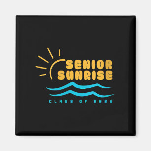 Frauen Vintag Senior Sunrise 2026 Senioren von Cl Magnet