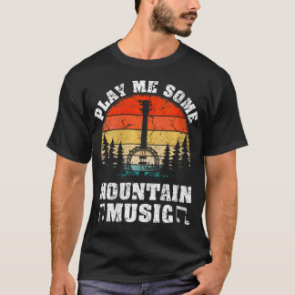 Frauen Vintag spielen Mich Mountainbike Mandoli T-Shirt