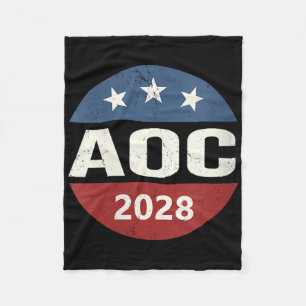 Frauen Vintag wählen Alexandria Ocasio-cortez Pres Fleecedecke