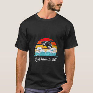 Frauen Vintage Golfinseln BC Orca Kil gestört T-Shirt