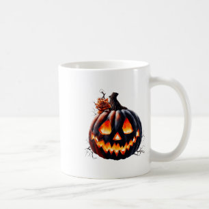 Frauen Vintage-Kürbis Herbst Grafik Thanksgiving Kaffeetasse