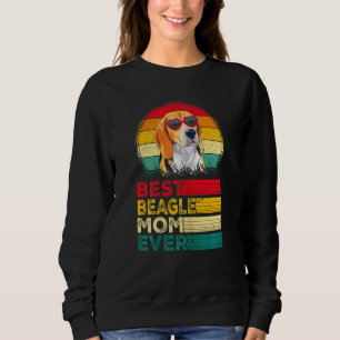 Frauen Vintager bester Beagle Vater je Vatertag Sweatshirt