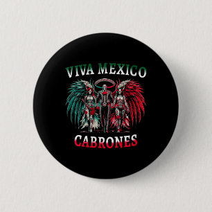 Frauen Viva Mexico Dia De Los Muertos - Tag Der Button