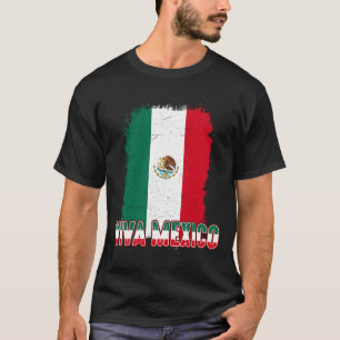 Frauen Viva Mexico Flagge Männer Kinder Junge Mexi T-Shirt