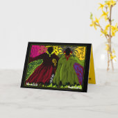 "FRAUEN-VOLKS" GRUSS-KARTE durch Brenda Phillips Karte (Gelbe Blume)