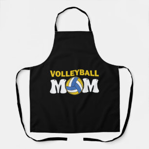 Frauen Volleyball Mutter T-Shirt Spieltag Lustiger Schürze