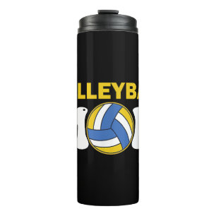 Frauen Volleyball Mutter T-Shirt Spieltag Lustiger Thermosbecher