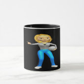 Frauen-Volleyball-Trainer Tasse (Zentrum)