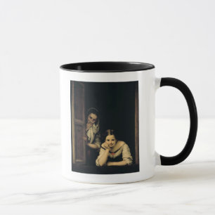 Frauen von Galizien am Fenster, 1670 Tasse