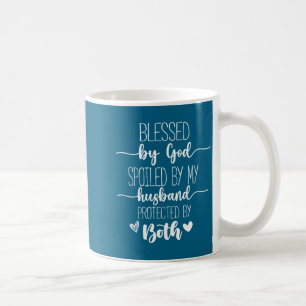 Frauen von Gott gesegnet von Ehemann verwöhnt chri Kaffeetasse