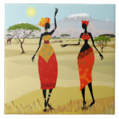 Frauen von Kenia-Animation Fliese (Vorderseite)