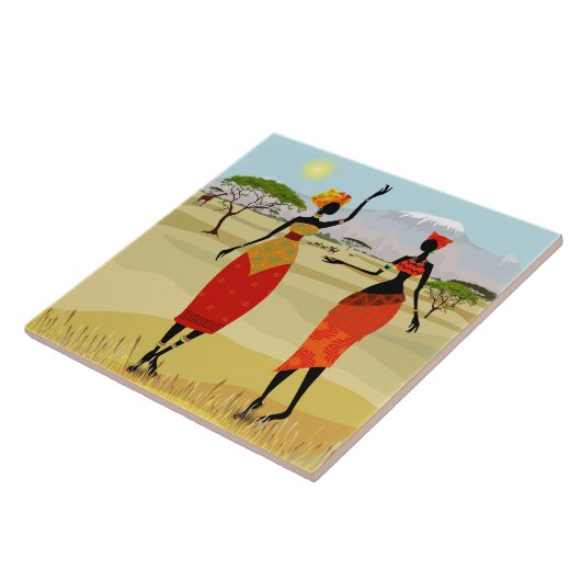 Frauen von Kenia-Animation Fliese (Seite)