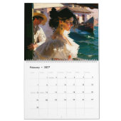 Frauen von Sun 12 Month Calendar (geteilte Seiten) Kalender (Feb 2027)
