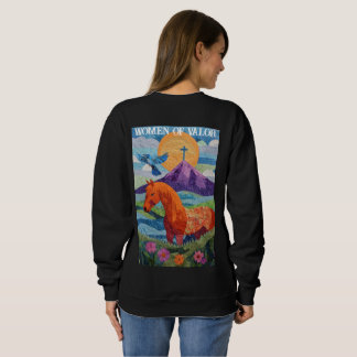 Frauen von Valor Quilt, Damen-Sweatshirt Sweatshirt