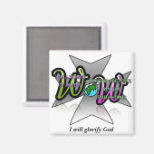 Frauen von Worth Creed Magnet (Vorderseite/Rückseite)