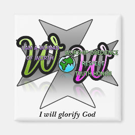 Frauen von Worth Creed Magnet