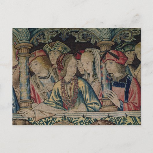 Frauen vor David Postkarte (Vorderseite)