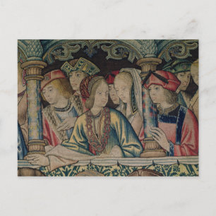 Frauen vor David Postkarte