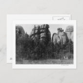 Frauen vor dem Lake Harney Peaks Fotograf Postkarte (Vorne/Hinten)