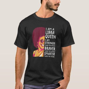 Frauen Waage Königin Frauen Astrologie Sternzeiche T-Shirt