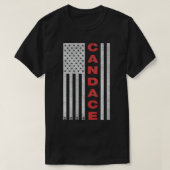 Frauen wählen Candace Owens zum Präsidenten 2024 R T-Shirt (Design vorne)
