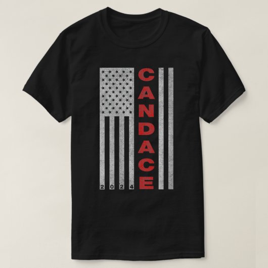 Frauen wählen Candace Owens zum Präsidenten 2024 R T-Shirt (Design vorne)