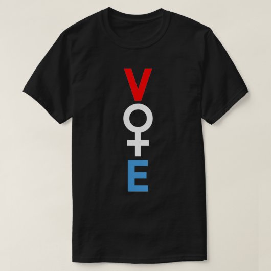 Frauen wählen Frauenrechte Feministin 2022 Wahl V T-Shirt (Design vorne)