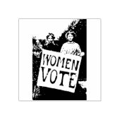 Frauen wählen gummistempel (Prägung)