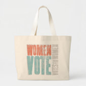 Frauen wählen / Orange Water Jumbo Stoffbeutel (Vorne)