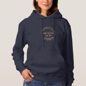 FRAUEN WÄHLEN SIE GLÜCKLICH SEIN PULLOVER HOODIE  (Vorderseite)