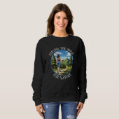 Frauen Wandern im Naturversuch Sweatshirt (Vorne ganz)