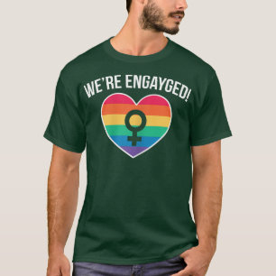 Frauen waren EnGAYged LGBT Gay Marriage Bride T-Sh T-Shirt