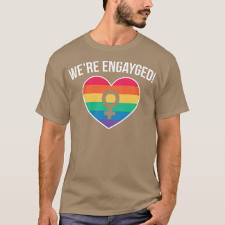 Frauen waren EnGAYged LGBT Gay Marriage Bridge T-Shirt