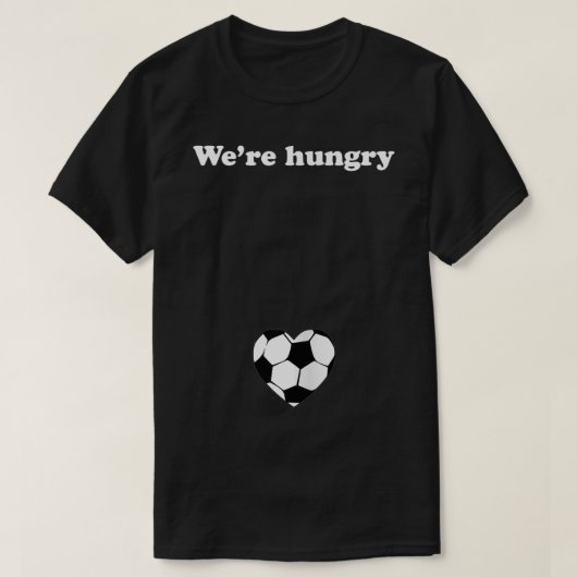 Frauen waren Hunger Lover Funny Pregnancy T-Shirt (Design vorne)