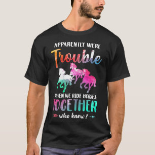Frauen waren offensichtlich schwer, wenn wir Pferd T-Shirt