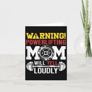 Frauen warnen kraftvolle Mama Will Yell Louly W Karte