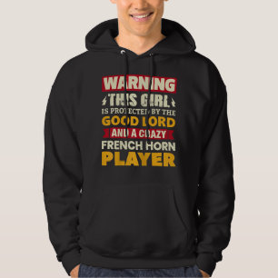 Frauen warnen! Mädchen wird vom französischen Horn Hoodie