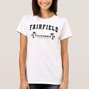 Frauen Weiß Fairfield, Kalifornien T-Shirt