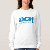 Frauen - Weiß - Sweater - Big DCH Blue Logo Sweatshirt (Vorderseite)