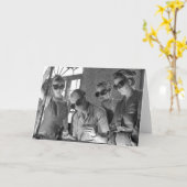Frauen Welders im Zweiten Weltkrieg der 1940er Karte (Gelbe Blume)