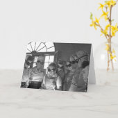 Frauen Welders im Zweiten Weltkrieg der 1940er Karte (Gelbe Blume)