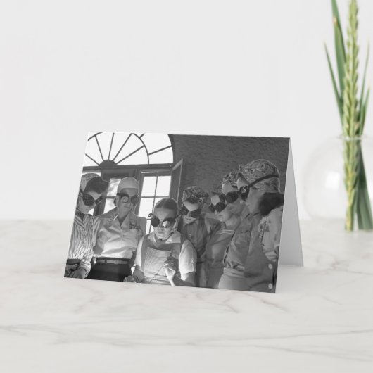 Frauen Welders im Zweiten Weltkrieg der 1940er Karte (Vorderseite)