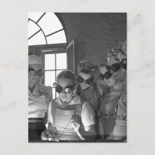 Frauen Welders im Zweiten Weltkrieg der 1940er Postkarte